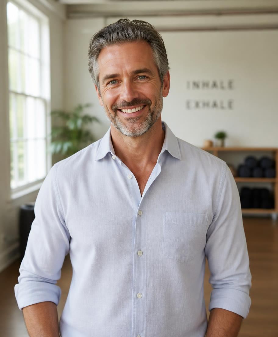 Jared Perry, owner and lead coach at Zdrave & Schtastie Wellness Studio in Marietta, Ohio